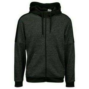 Adidas track jacket Medium darker gray and black